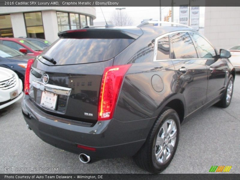 Graphite Metallic / Ebony/Ebony 2016 Cadillac SRX Luxury AWD