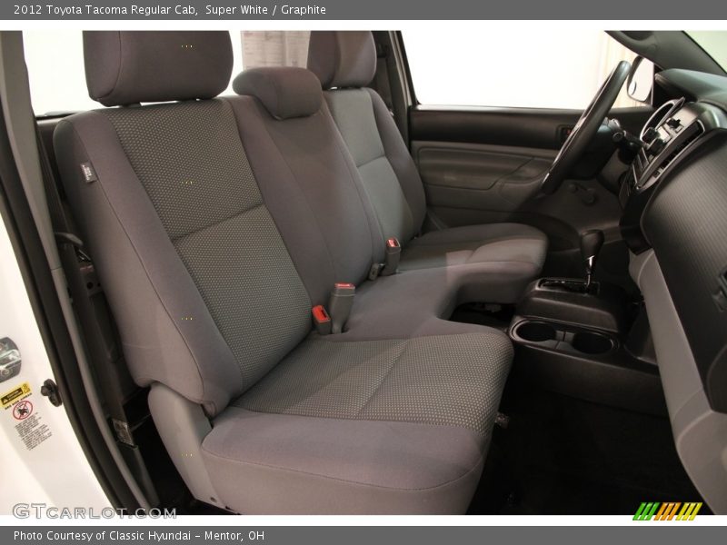 Super White / Graphite 2012 Toyota Tacoma Regular Cab