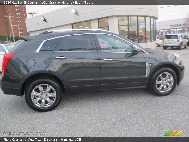 Graphite Metallic / Ebony/Ebony 2016 Cadillac SRX Luxury AWD