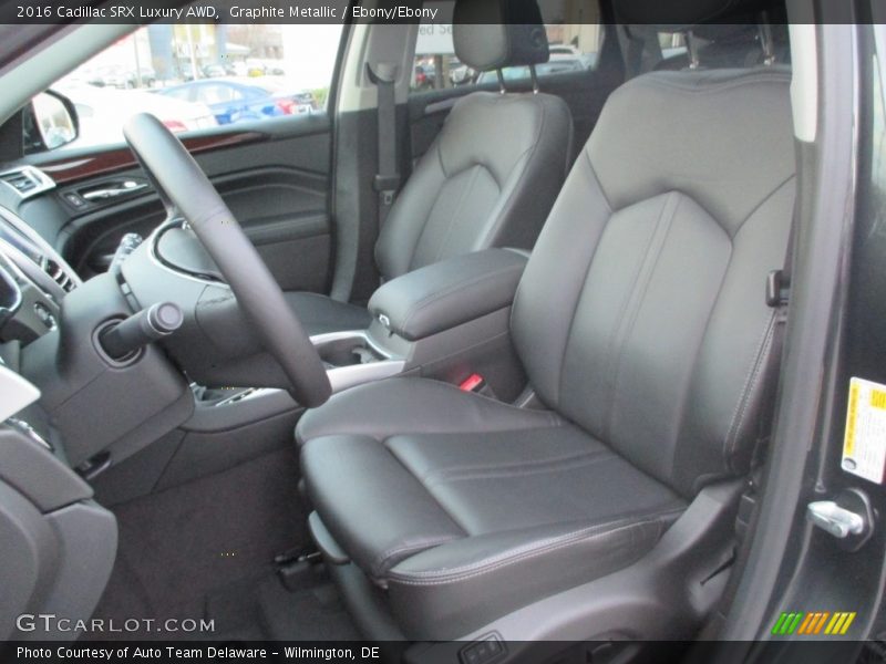 Graphite Metallic / Ebony/Ebony 2016 Cadillac SRX Luxury AWD