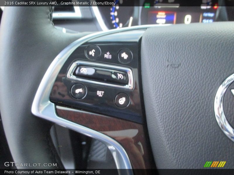 Graphite Metallic / Ebony/Ebony 2016 Cadillac SRX Luxury AWD