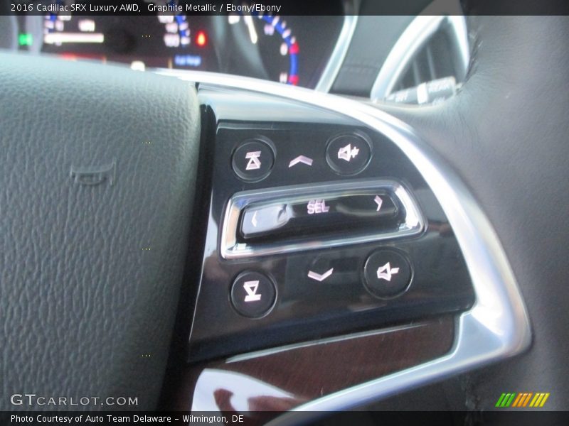 Graphite Metallic / Ebony/Ebony 2016 Cadillac SRX Luxury AWD
