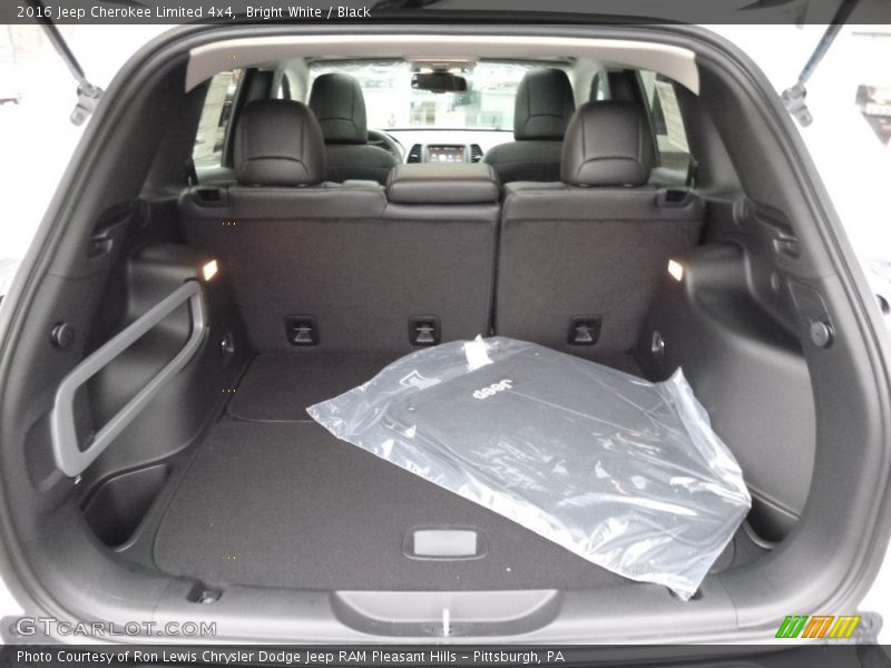 Bright White / Black 2016 Jeep Cherokee Limited 4x4