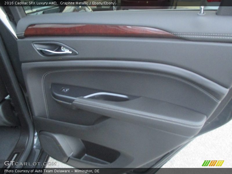 Graphite Metallic / Ebony/Ebony 2016 Cadillac SRX Luxury AWD