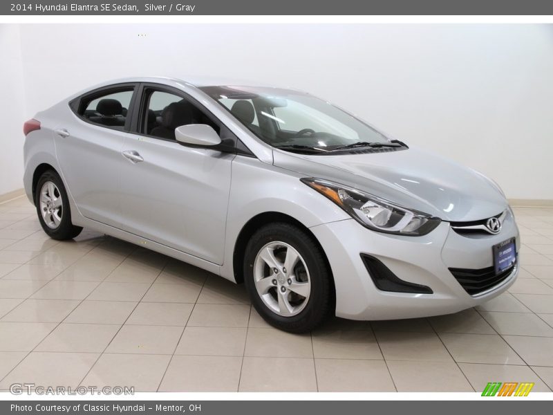Silver / Gray 2014 Hyundai Elantra SE Sedan