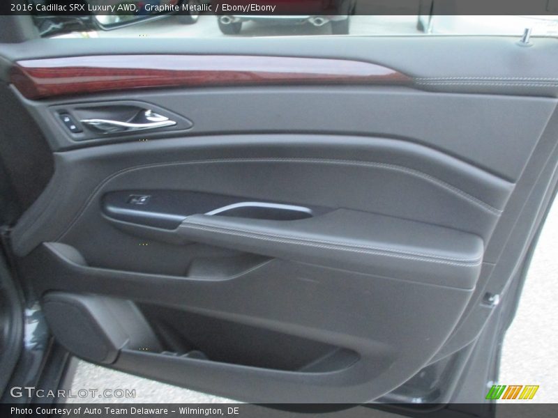 Graphite Metallic / Ebony/Ebony 2016 Cadillac SRX Luxury AWD
