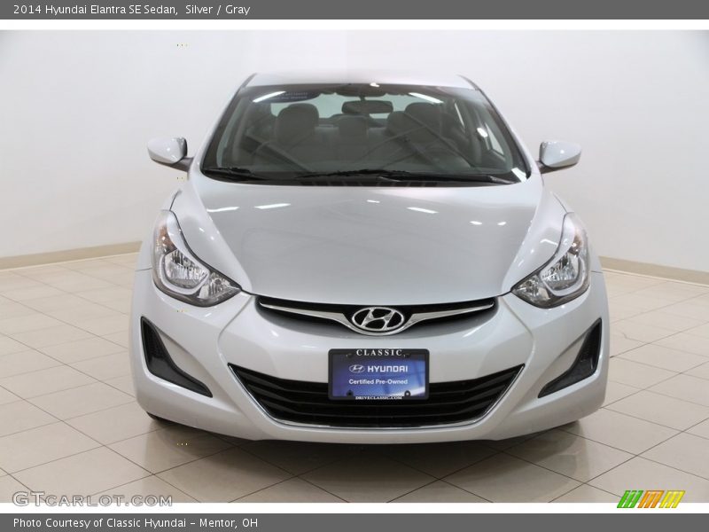 Silver / Gray 2014 Hyundai Elantra SE Sedan