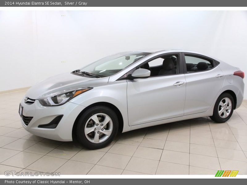 Silver / Gray 2014 Hyundai Elantra SE Sedan