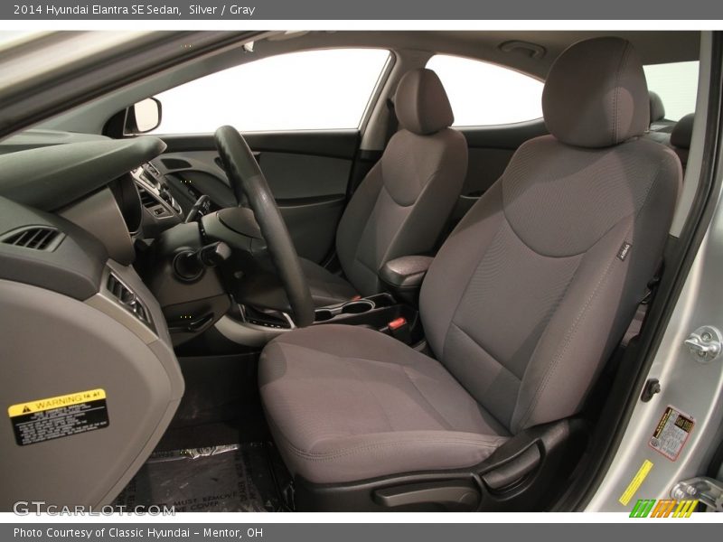 Silver / Gray 2014 Hyundai Elantra SE Sedan