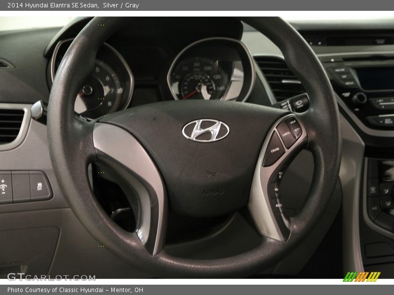 Silver / Gray 2014 Hyundai Elantra SE Sedan