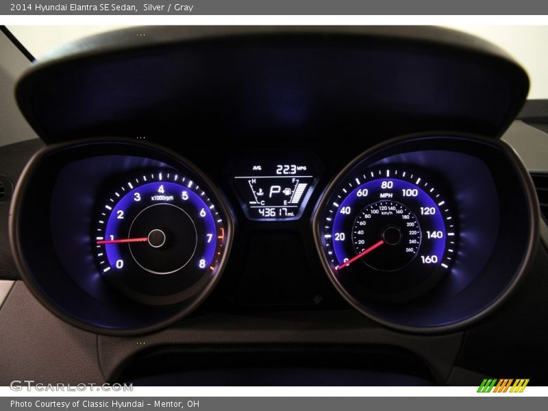 Silver / Gray 2014 Hyundai Elantra SE Sedan