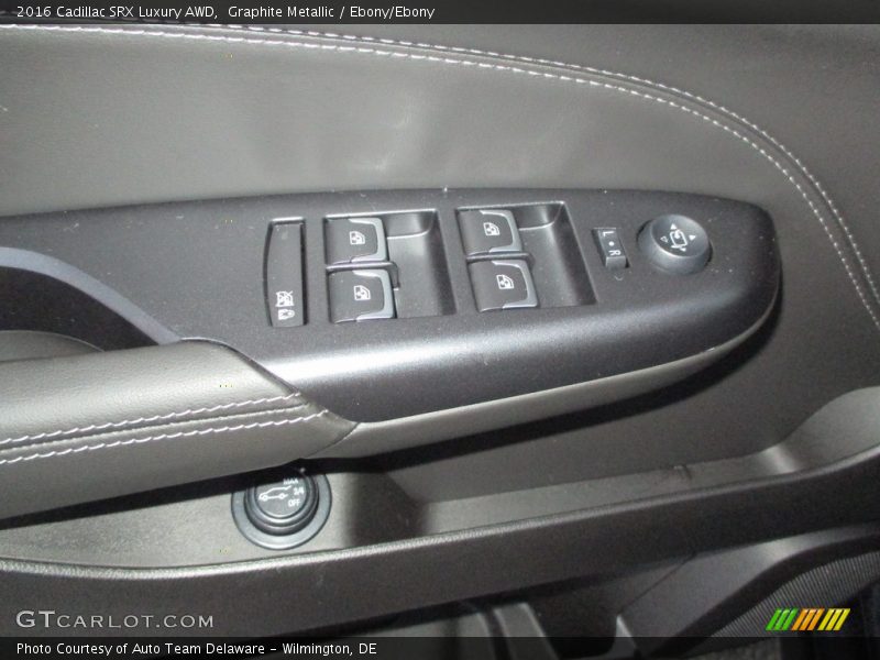 Graphite Metallic / Ebony/Ebony 2016 Cadillac SRX Luxury AWD