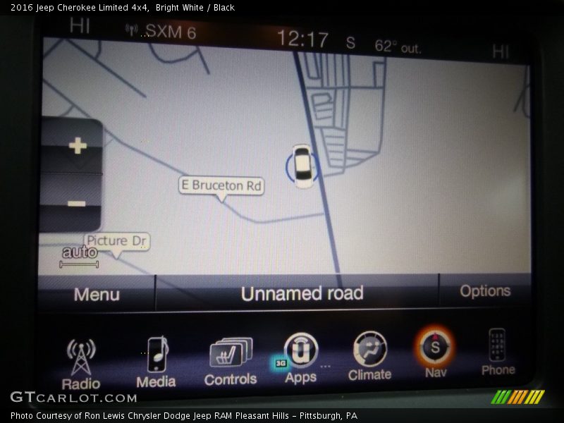 Bright White / Black 2016 Jeep Cherokee Limited 4x4