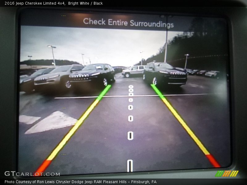 Bright White / Black 2016 Jeep Cherokee Limited 4x4