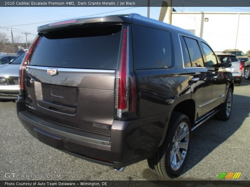 Dark Granite Metallic / Jet Black 2016 Cadillac Escalade Premium 4WD