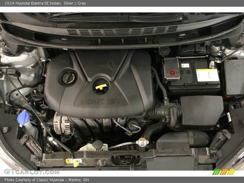 Silver / Gray 2014 Hyundai Elantra SE Sedan