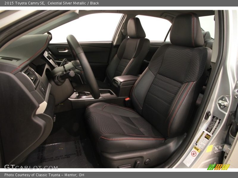 Celestial Silver Metallic / Black 2015 Toyota Camry SE
