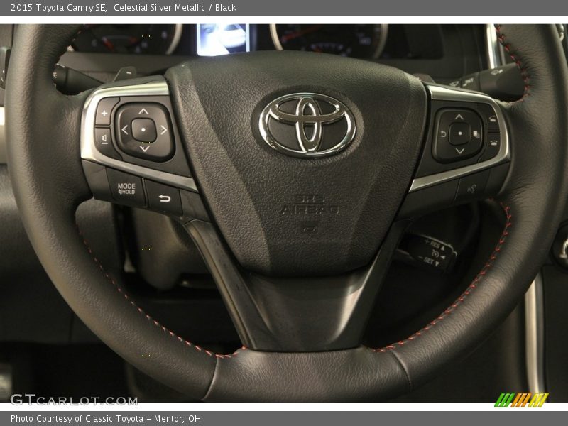 Celestial Silver Metallic / Black 2015 Toyota Camry SE
