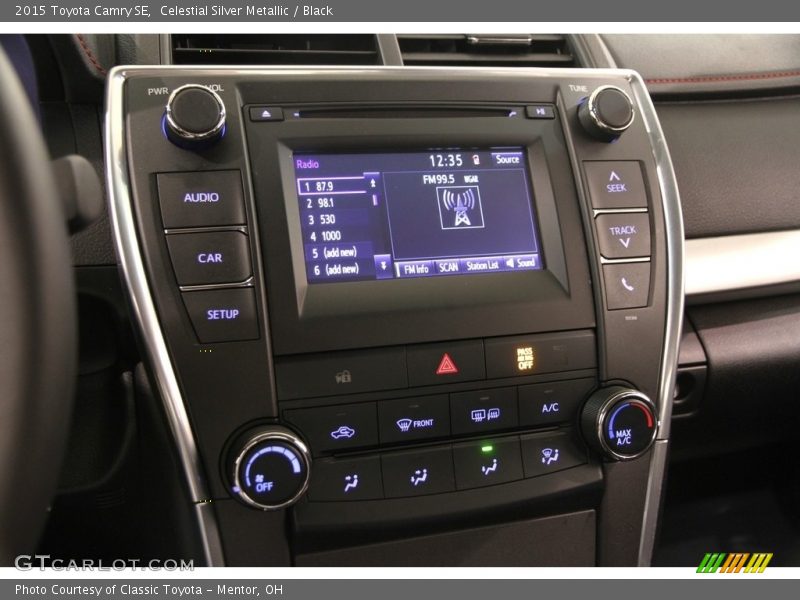 Celestial Silver Metallic / Black 2015 Toyota Camry SE