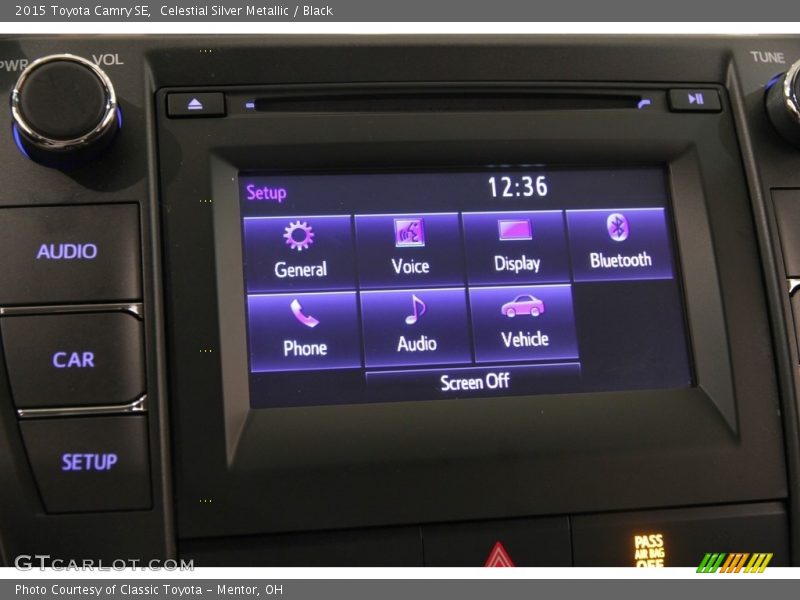 Celestial Silver Metallic / Black 2015 Toyota Camry SE