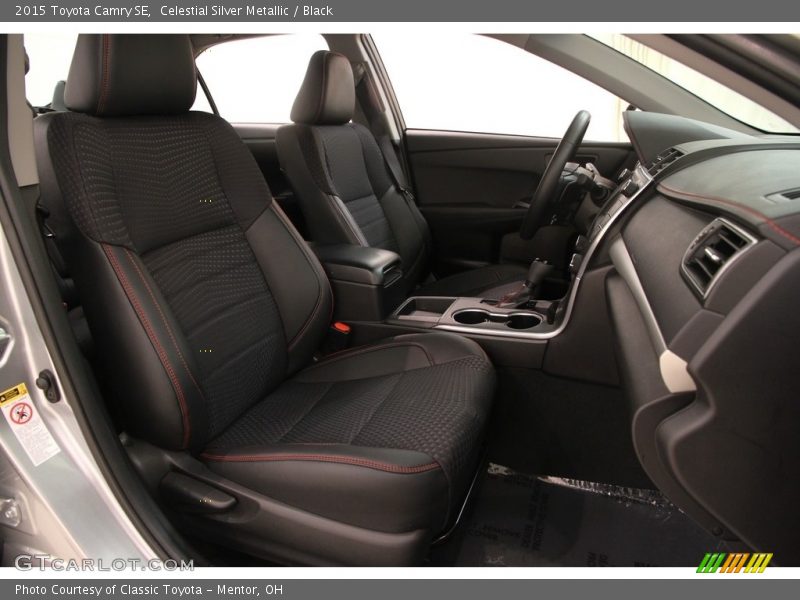 Celestial Silver Metallic / Black 2015 Toyota Camry SE