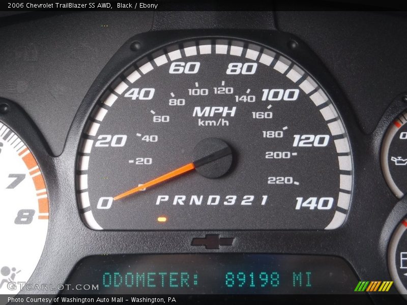 Black / Ebony 2006 Chevrolet TrailBlazer SS AWD