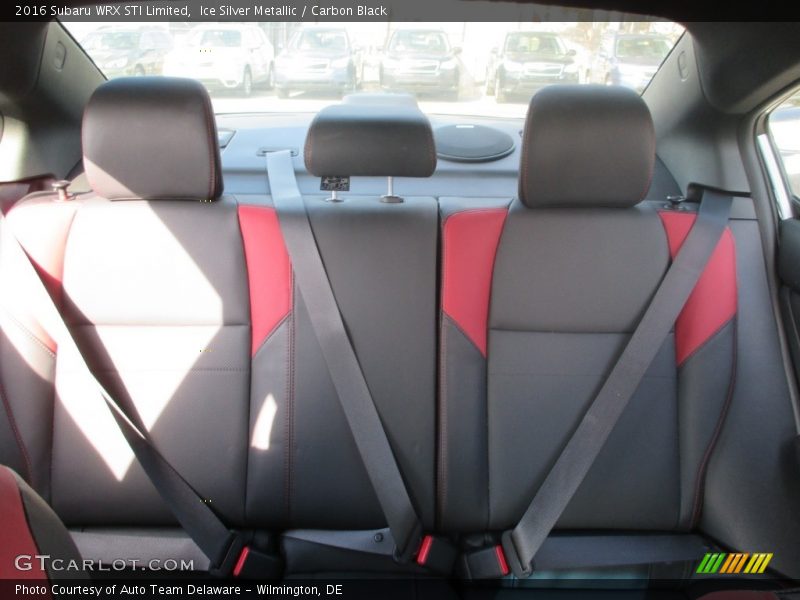 Rear Seat of 2016 WRX STI Limited