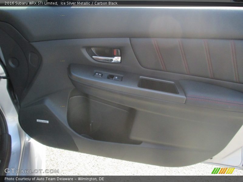 Ice Silver Metallic / Carbon Black 2016 Subaru WRX STI Limited