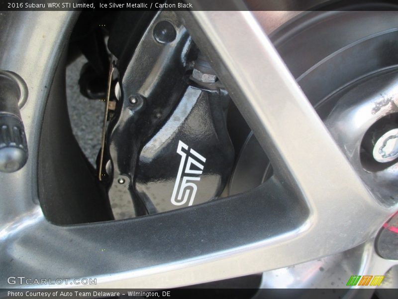 Ice Silver Metallic / Carbon Black 2016 Subaru WRX STI Limited