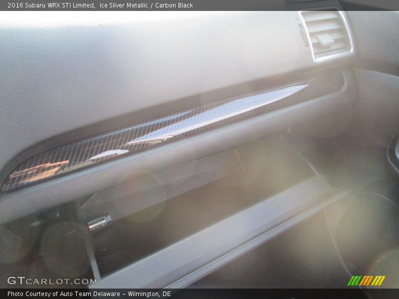 Ice Silver Metallic / Carbon Black 2016 Subaru WRX STI Limited