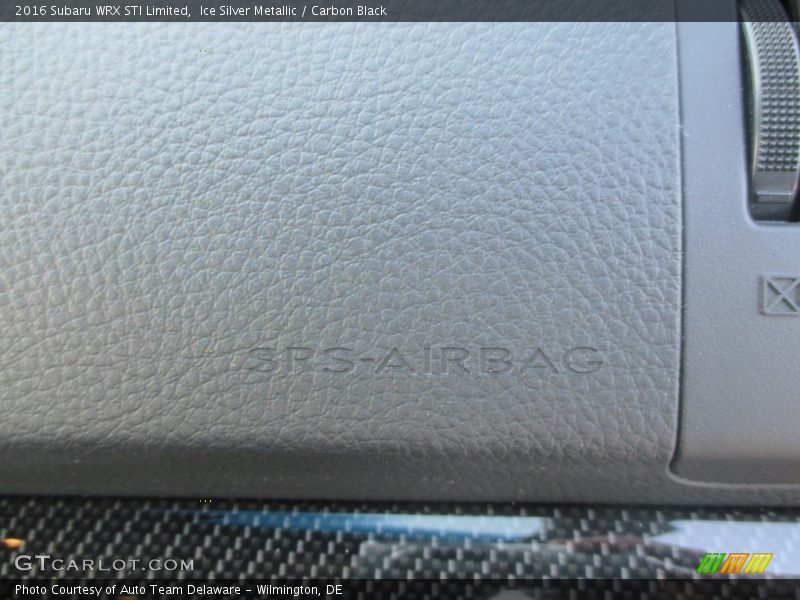 Ice Silver Metallic / Carbon Black 2016 Subaru WRX STI Limited