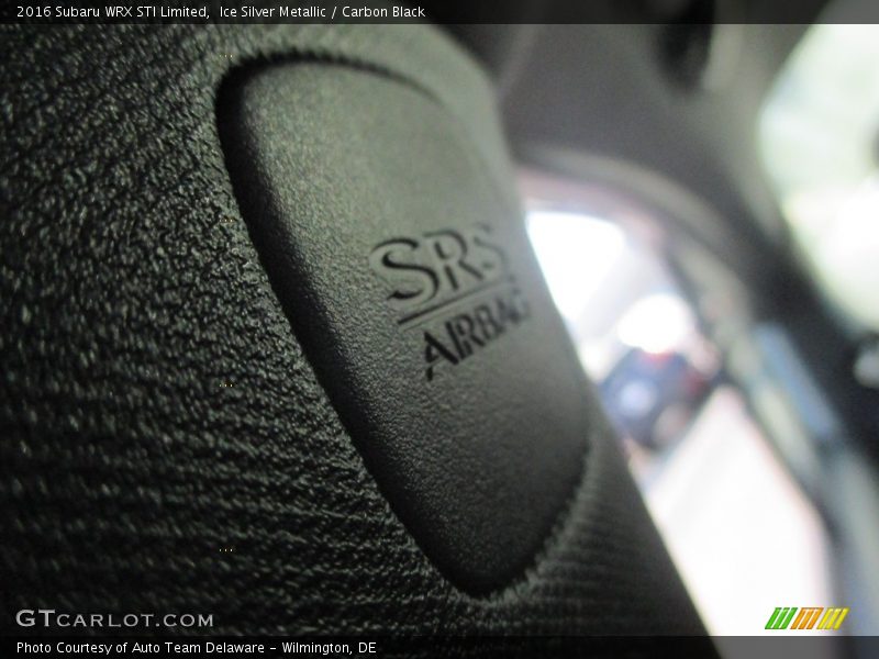Ice Silver Metallic / Carbon Black 2016 Subaru WRX STI Limited