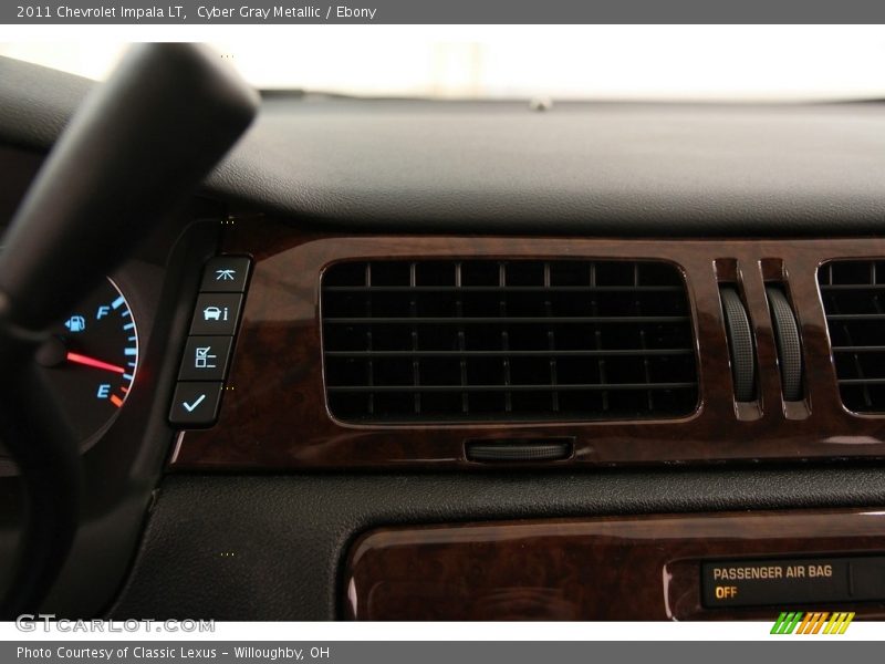 Cyber Gray Metallic / Ebony 2011 Chevrolet Impala LT