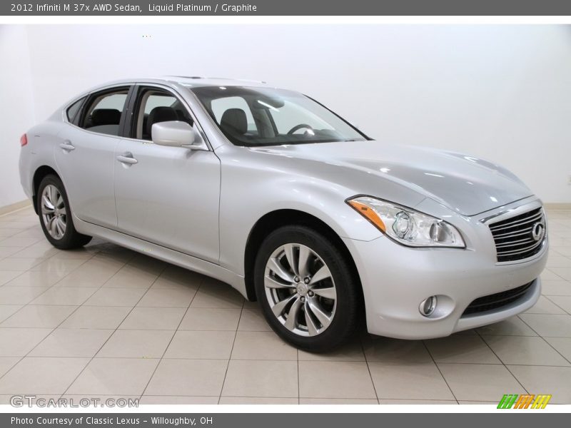 Liquid Platinum / Graphite 2012 Infiniti M 37x AWD Sedan
