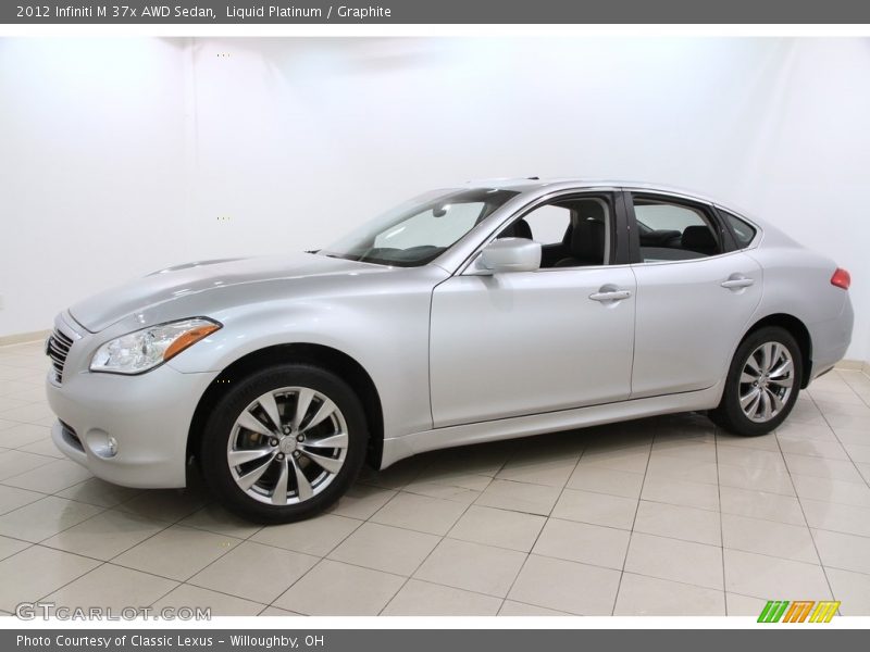 Liquid Platinum / Graphite 2012 Infiniti M 37x AWD Sedan