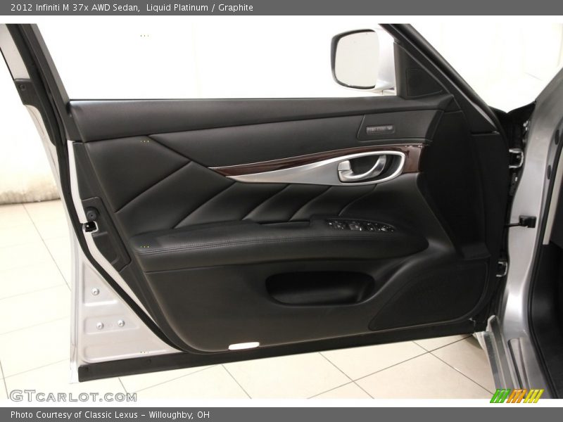 Liquid Platinum / Graphite 2012 Infiniti M 37x AWD Sedan