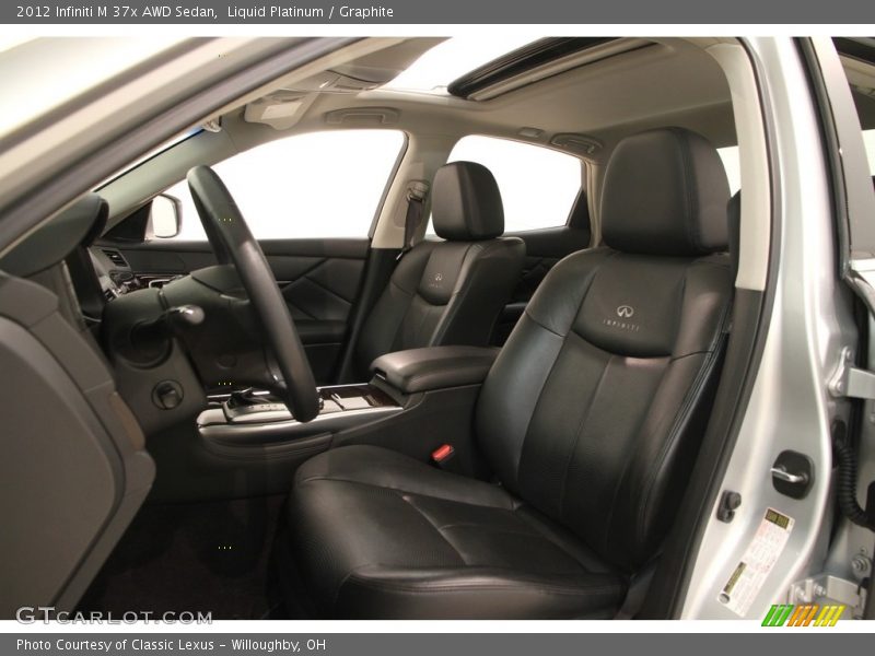 Liquid Platinum / Graphite 2012 Infiniti M 37x AWD Sedan