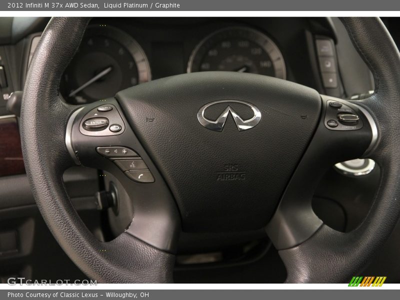 Liquid Platinum / Graphite 2012 Infiniti M 37x AWD Sedan