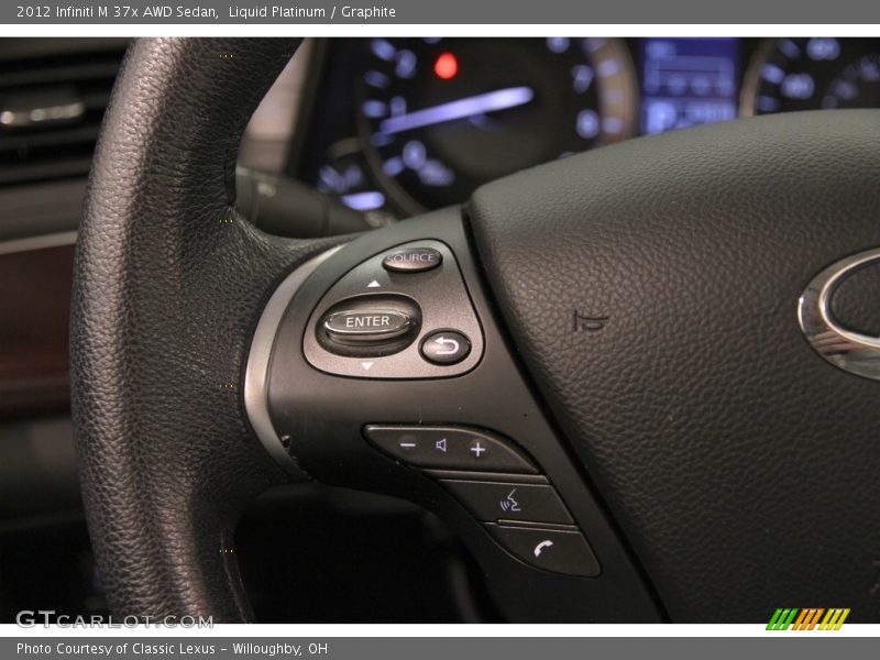 Liquid Platinum / Graphite 2012 Infiniti M 37x AWD Sedan