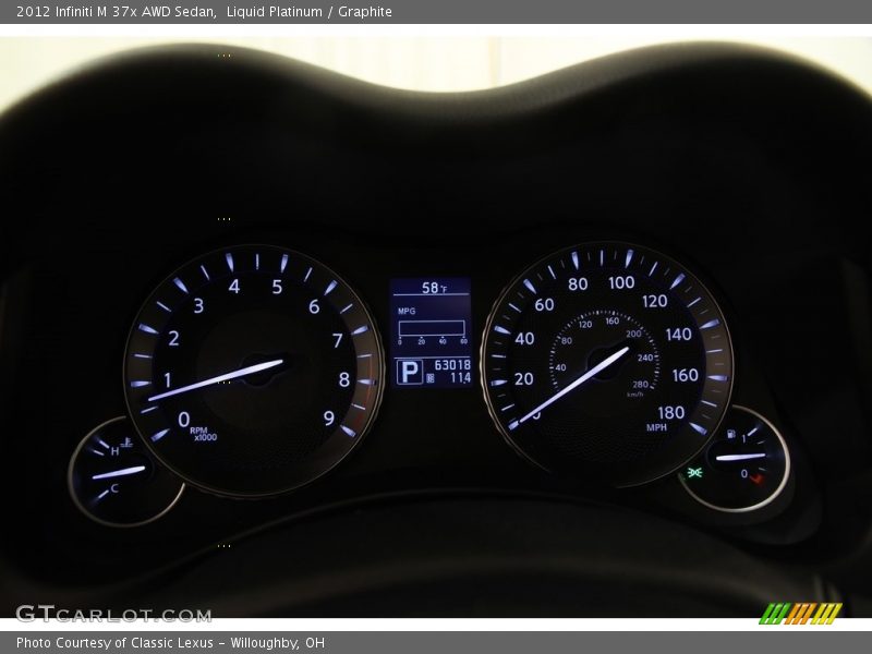 Liquid Platinum / Graphite 2012 Infiniti M 37x AWD Sedan