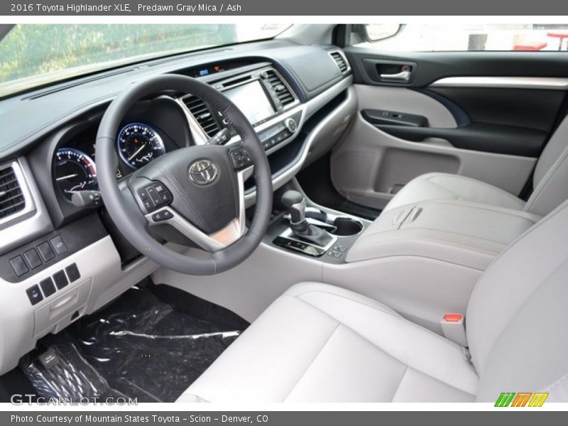 Predawn Gray Mica / Ash 2016 Toyota Highlander XLE