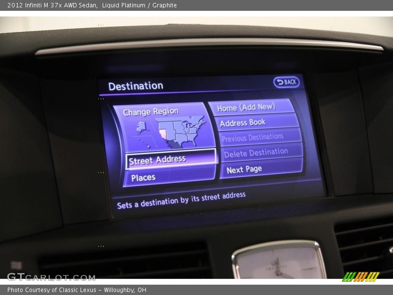 Liquid Platinum / Graphite 2012 Infiniti M 37x AWD Sedan