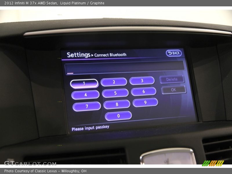 Liquid Platinum / Graphite 2012 Infiniti M 37x AWD Sedan
