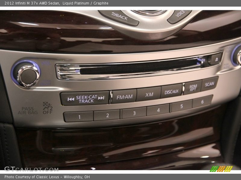 Liquid Platinum / Graphite 2012 Infiniti M 37x AWD Sedan