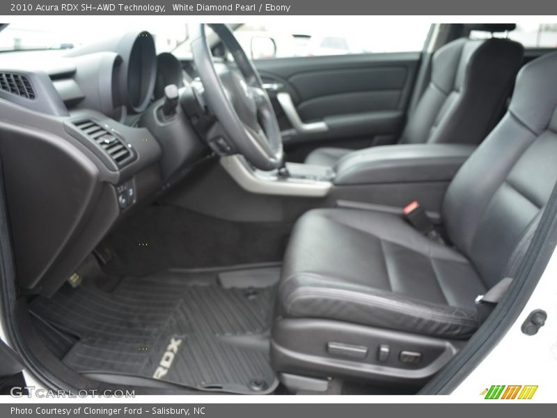 White Diamond Pearl / Ebony 2010 Acura RDX SH-AWD Technology