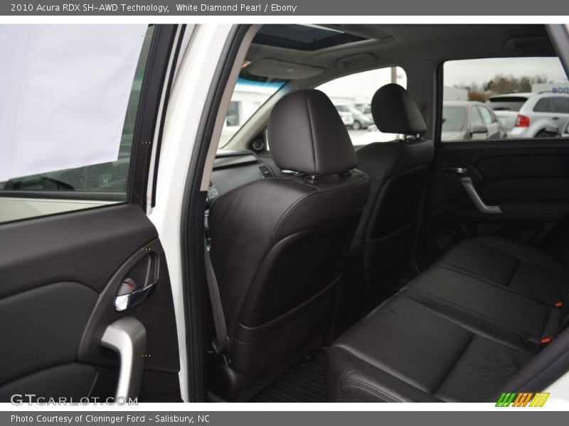 White Diamond Pearl / Ebony 2010 Acura RDX SH-AWD Technology