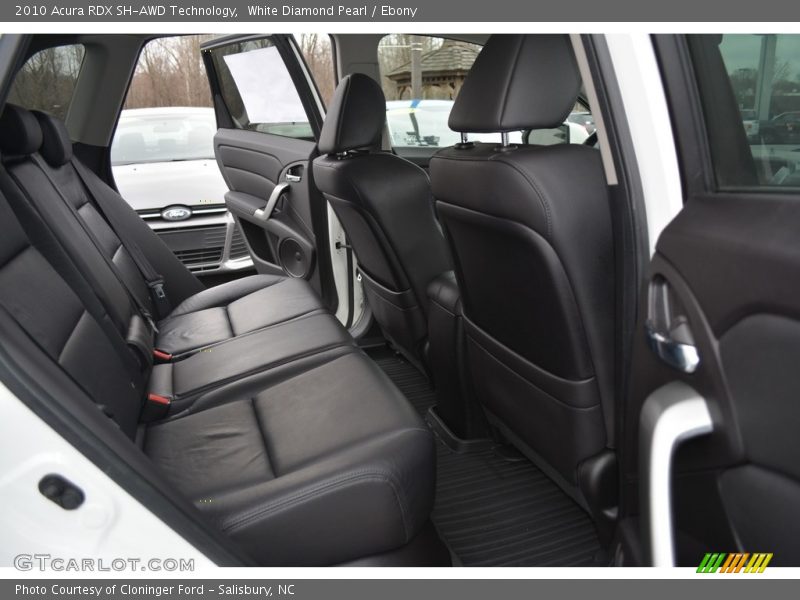 White Diamond Pearl / Ebony 2010 Acura RDX SH-AWD Technology