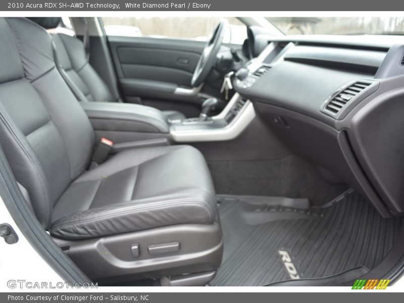 White Diamond Pearl / Ebony 2010 Acura RDX SH-AWD Technology