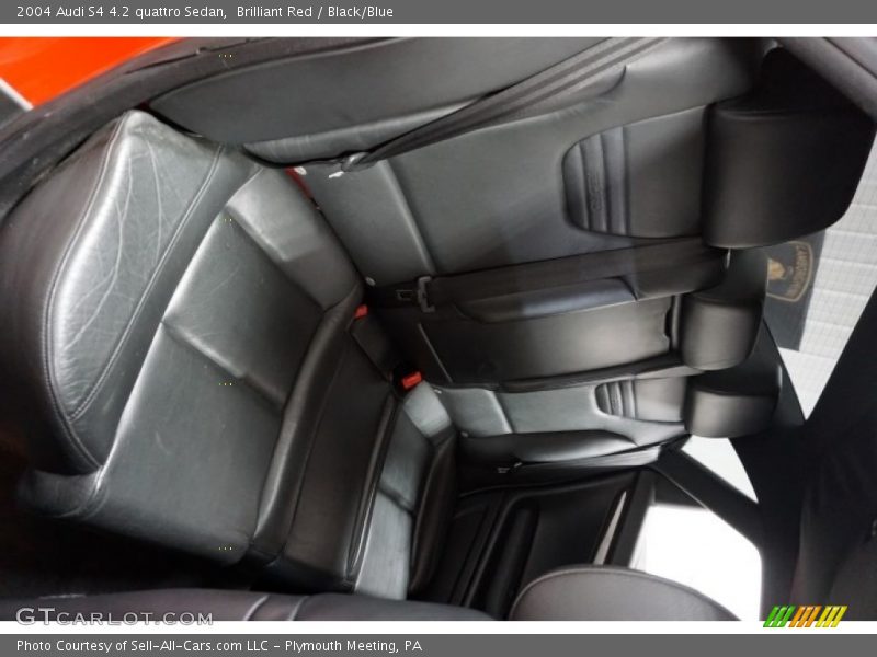 Brilliant Red / Black/Blue 2004 Audi S4 4.2 quattro Sedan