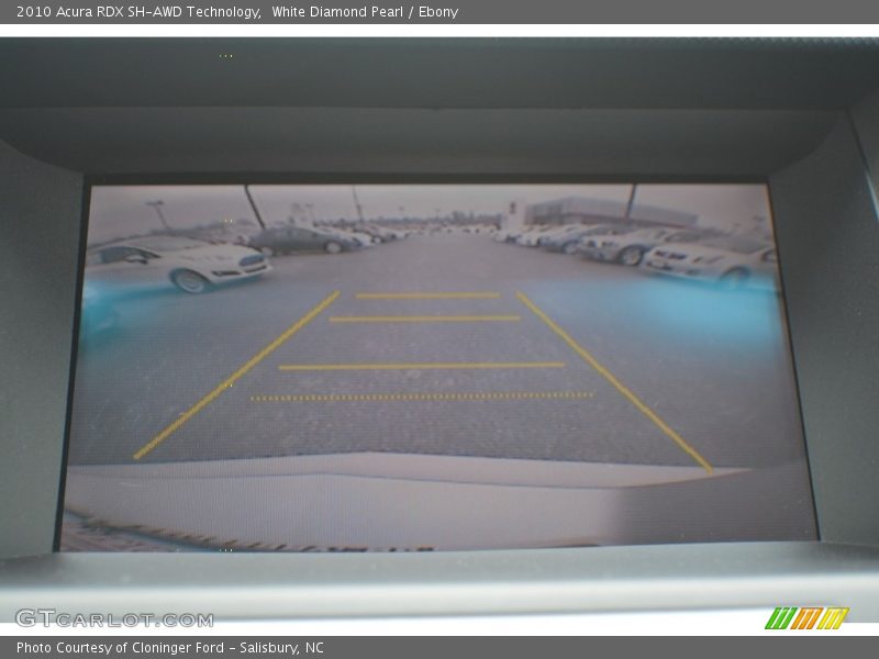 White Diamond Pearl / Ebony 2010 Acura RDX SH-AWD Technology